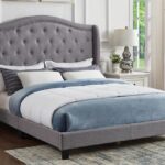 Upholstered Bed with Storage D-2173