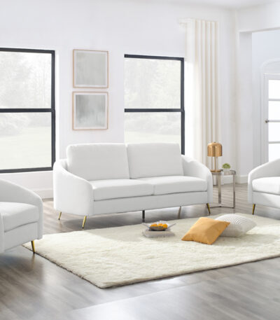 Set de sofa T1312 Blanc