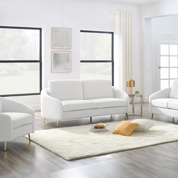 Set de sofa T1312 Blanc