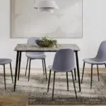 Dining table and chairs set T3206/215G