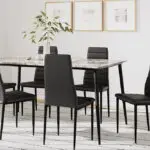 7 piece Dining table and chairs set T3207/3407