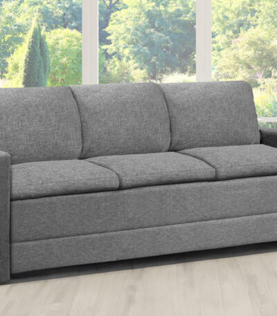 Sofa Bed charcoal color Montreal sale liquidation
