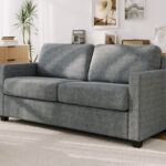 Sofa Bed charcoal color Montreal sale liquidation